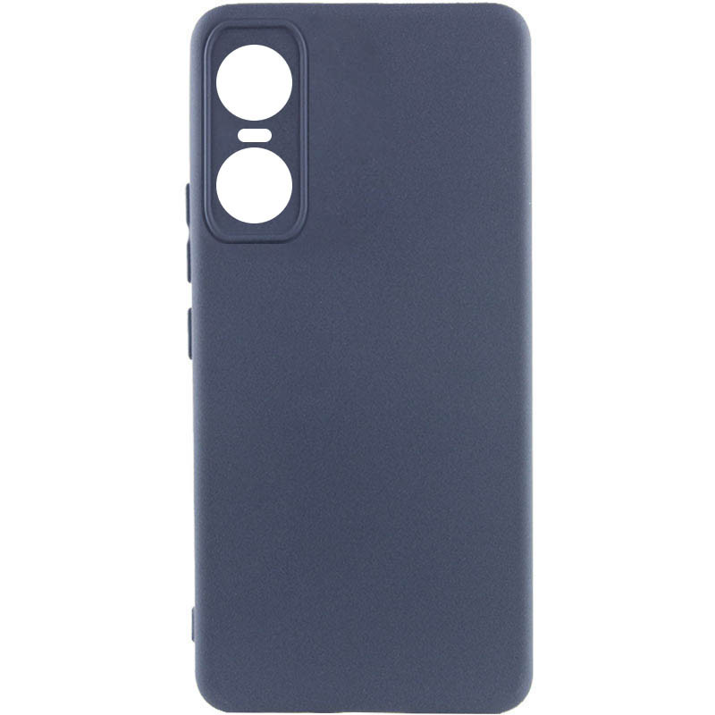 Silicone Cover Full Camera without Logo (A) для Tecno Pop 6 Pro (Midnight Blue)-0